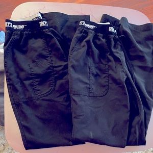 Grey Anatomy Straight leg scrub pants size XS
